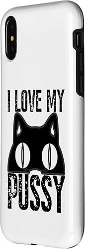 Miniatura 5 de Funda para iPhone 1212 Pro I Love My Pussy Cat Funny Halloween Cats Men Women Spiderweb Case