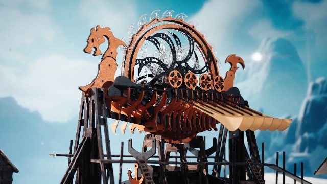 完成品！ROBOTIME 立体パズル ドラゴンボート 木製 3D ウッドパズル Amazon | ROBOTIME 立体パズル ドラゴンボート 木製 3D ウッドパズル