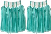 Vista 14 de Borlas de papel de seda con borlas de papel, guirnalda, bandera, decoración de mesa, para fiestas, bodas, cumpleaños, baby shower, enfermeras, Rojo