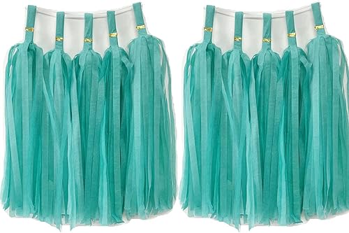 Miniatura 22 de Borlas de papel de seda con borlas de papel, guirnalda, bandera, decoración de mesa, fiesta, borlas, pancartas de boda, cumpleaños, baby shower