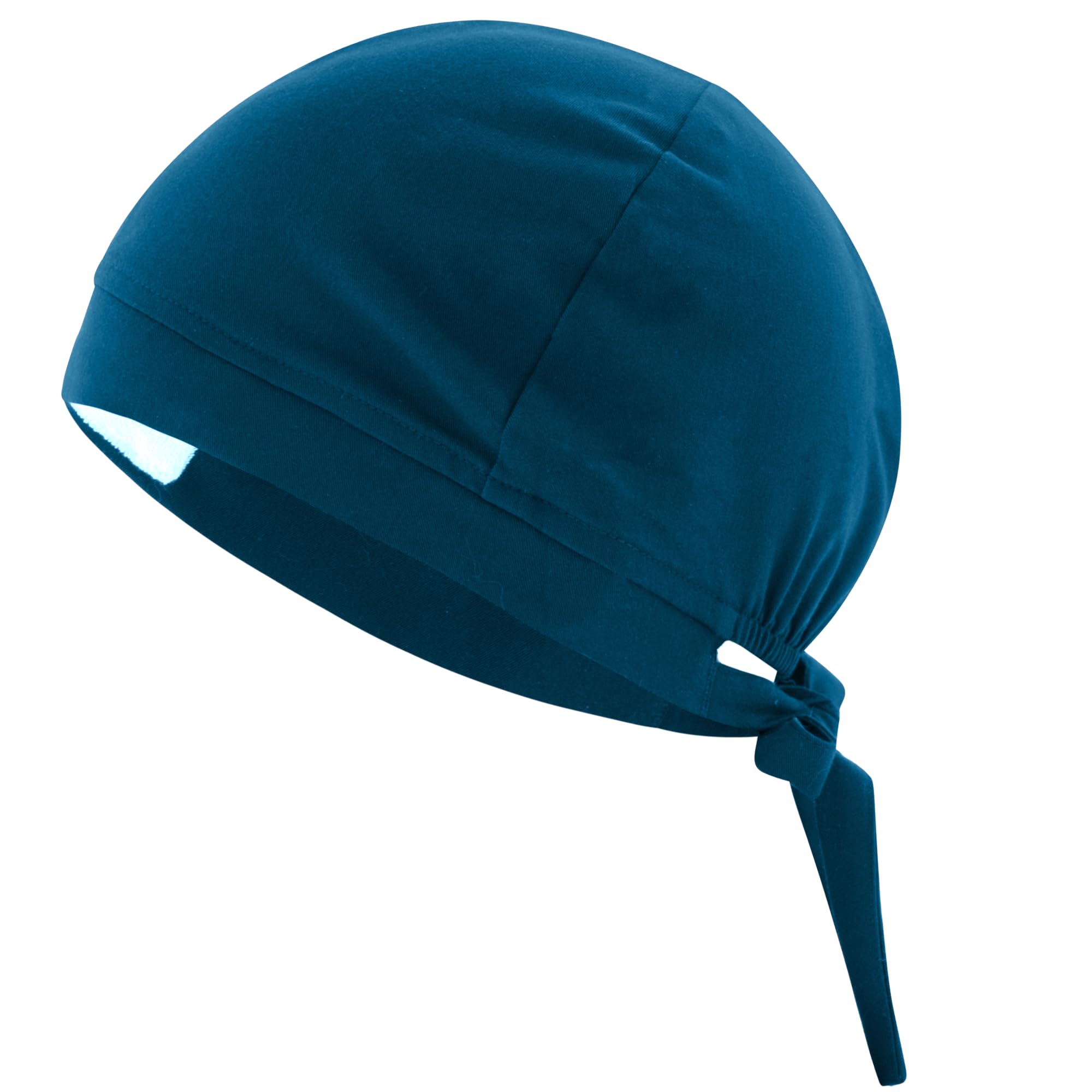 B-well Verona Surgical Cap with Spandex Fabric Surgical Caps Fabric for Doctors, Nurses, Dentists, Pharmacists, Vets, Medical Staff, Caribbean Blue, One Size