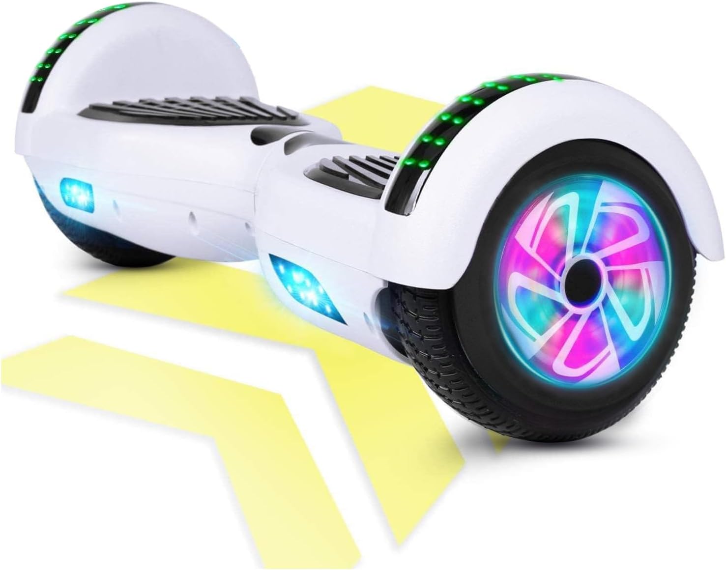 FLYING-ANT Self Balancing Scooter, 6.5” Two-Wheel with Bluetooth and Flashing LED Lights