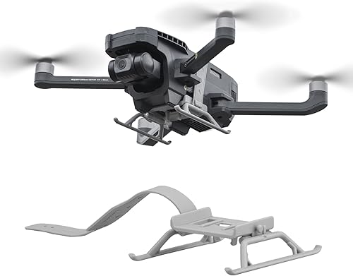 HeiyRC Tren de aterrizaje para Holy Stone HS720G, extensiones plegables Protector de soporte de pierna Accesorios para drones - Fácil de almacenar,