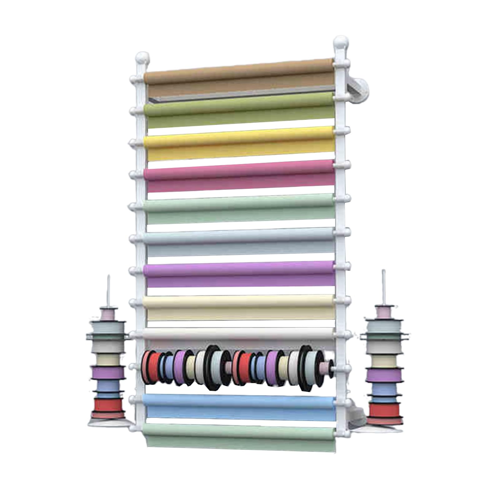 Aufbewahrungsregal für Stoffrollen zur Wandmontage, Vinylfolie, Textil- und Lederorganizer, platzsparender Halter für Bastelbedarf, Zuhause, Studio und Werkstatt