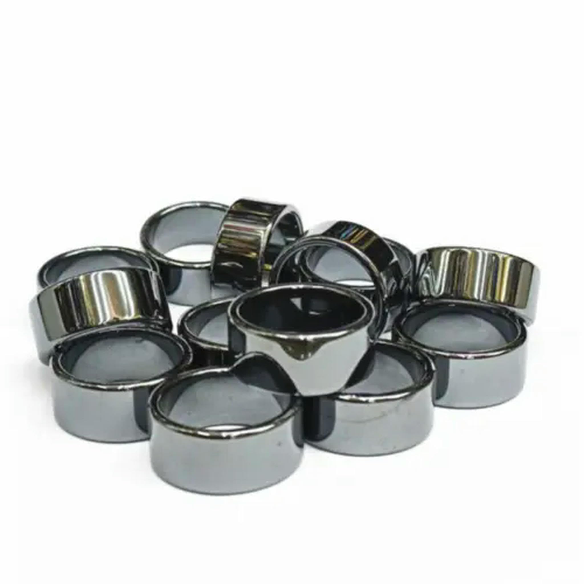 Bagues en hématite naturelle 10 mm contre les jambes lourdes et la fatigue