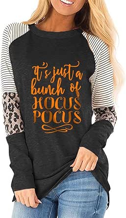 Maglietta Donna Sanderson Sisters Hocus Pocus Per Halloween, Girocollo, 60% Poliestere 35% Rayon 5% Spandex, Taglie S-2XL