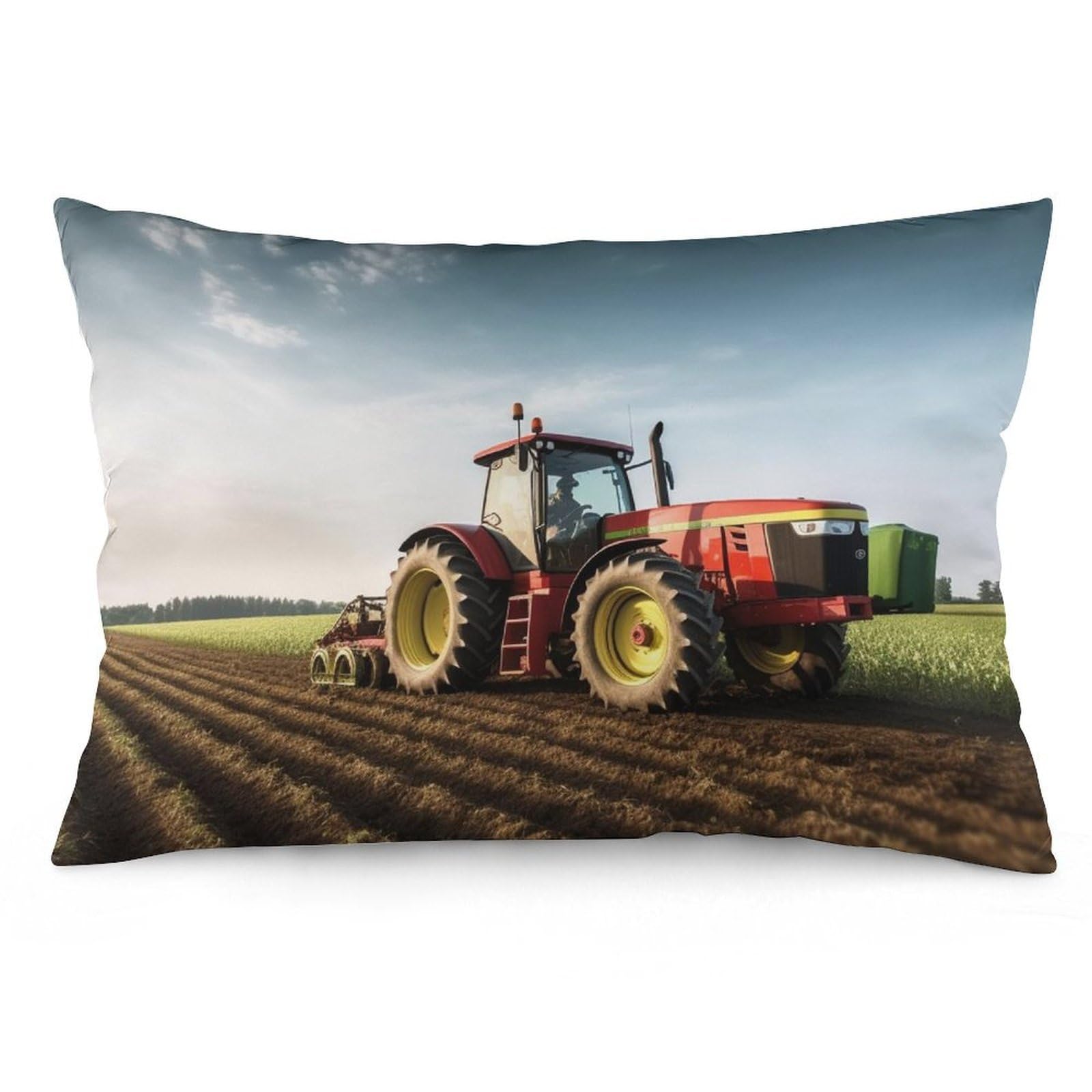 NTVOWPZO 2 Pack Decoration Throw Pillow Covers 16 "x24 Pillowcases Covers Tractor Farm Pillowcases Modern Farmhouse Home Decor Sofa Cushions Covers for Couch Bed Living Room