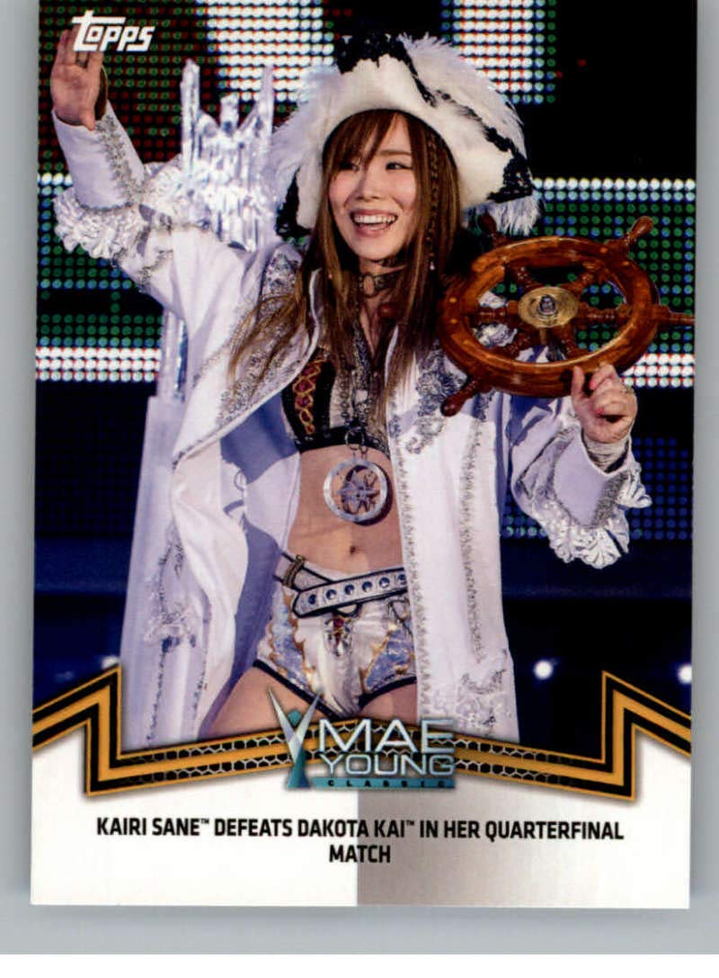 Wrestling Wrestling 2018 Topps WWE Women's Division Evolution Memorable Matches and Moments #NXT-26 Kairi Sane Defeats Dakota Kai