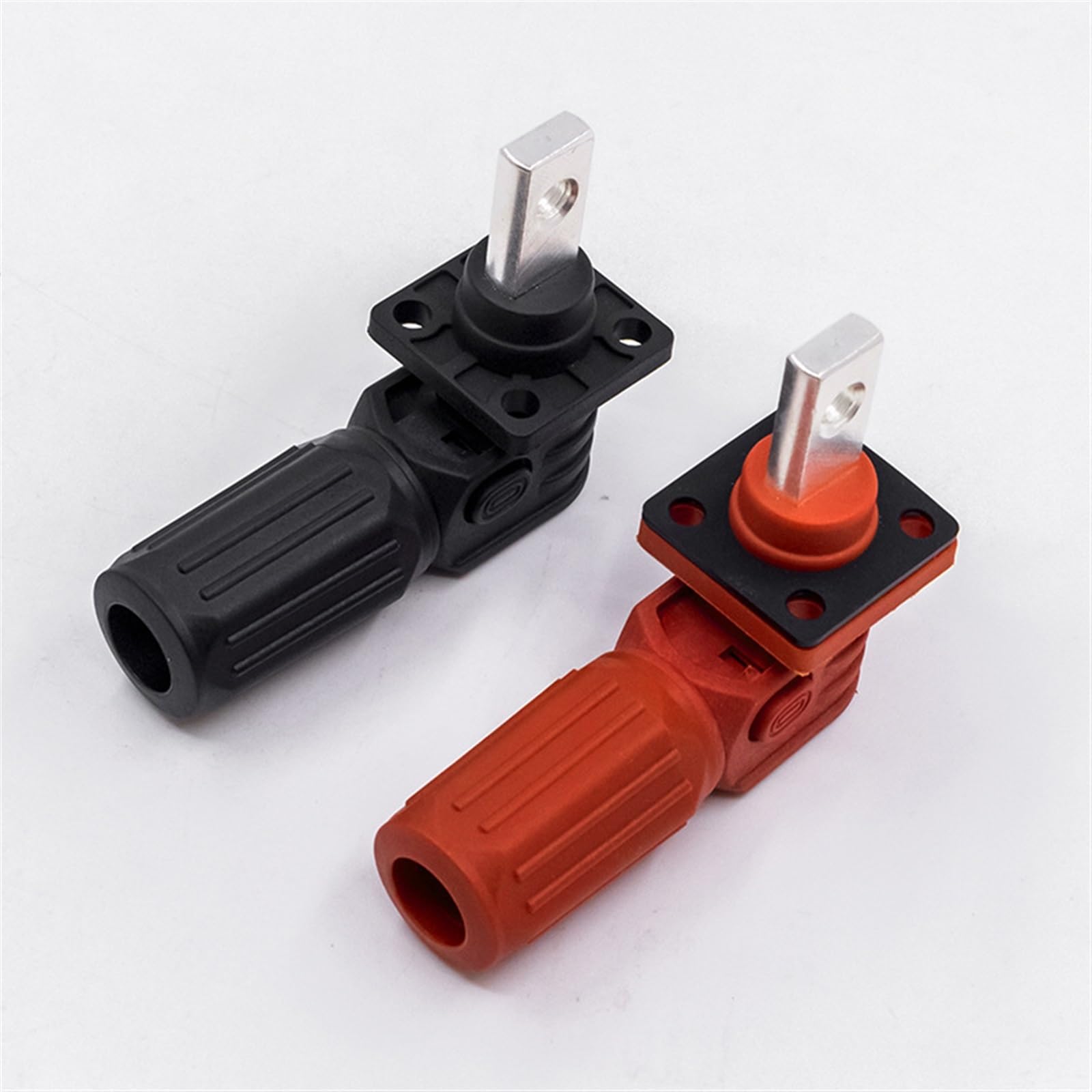5 Stück Neue Energie 200A Hochstrom-Terminal Quadratisch All Kupfer Lithium Batterie Wand Anschluss Terminal Stromspeicher Schrank (Size : 200A Quick Plug Black)