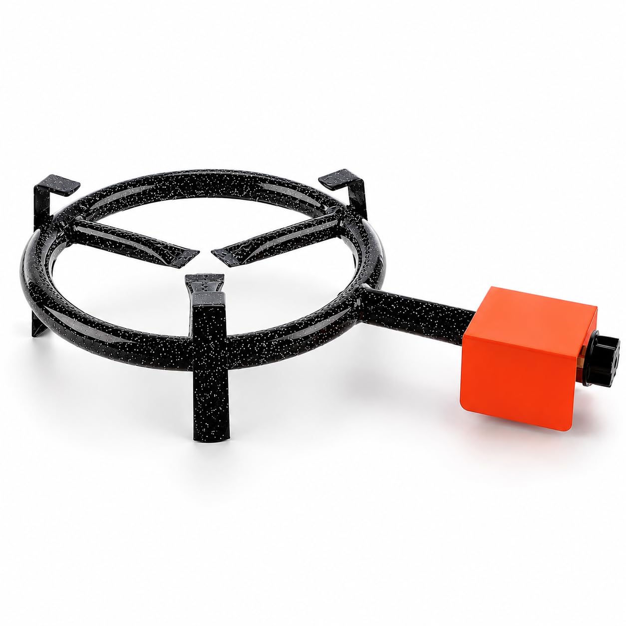 CABLEPELADO Paellero Gas Butano 1 Anillo Quemador 30 cm | Hornillo de Cocina Exterior para Paelleras 30-45 cm | Diseño Estable y Resistente