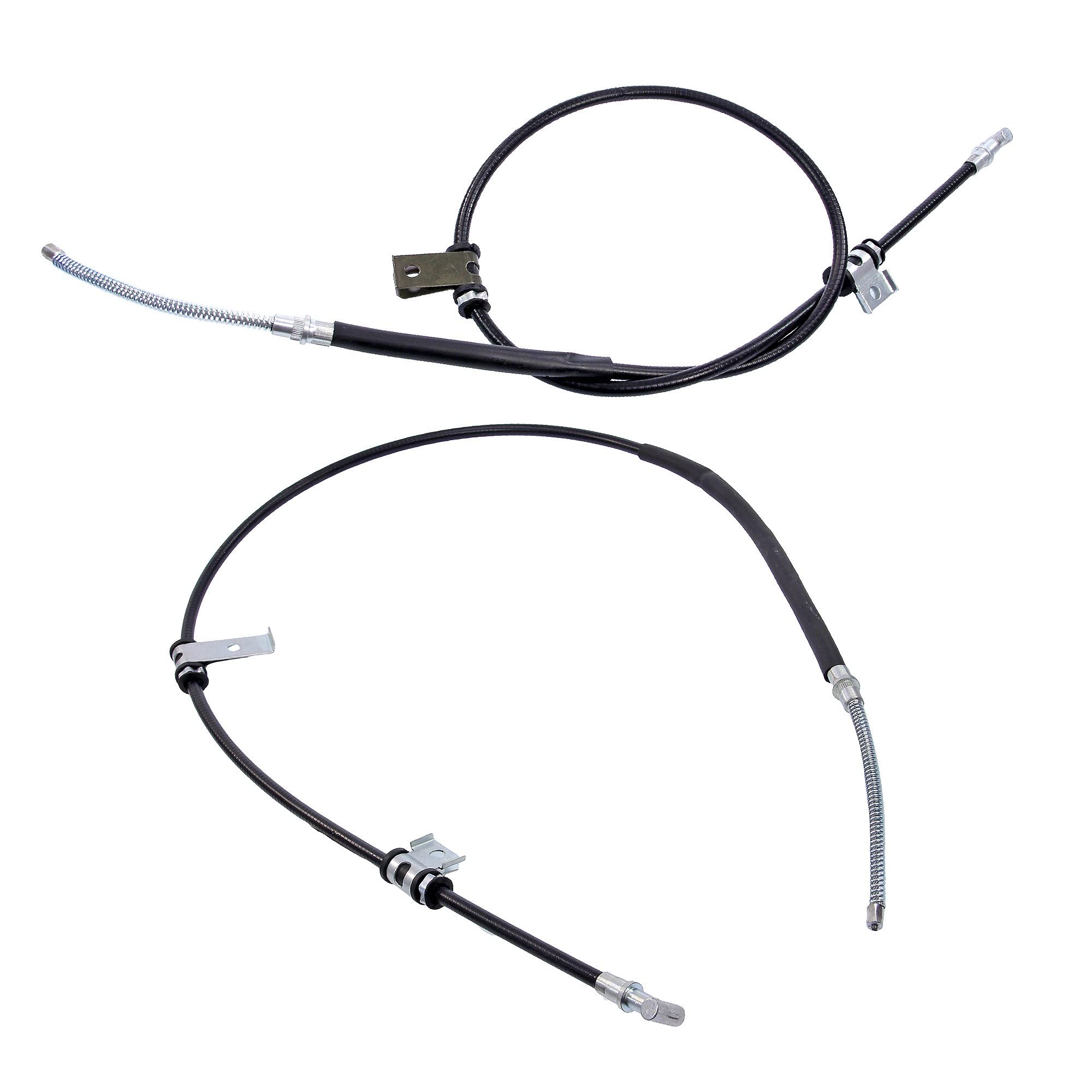 BESTPRICE 2x Cables de freno de mano para eje trasero Compatible con SUZUKI SAMURAI todoterreno cerrado (SJ_), SJ413 (OS)