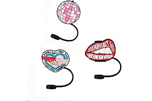 Reusable Taylor Swift Water Bottle Accessories: 12 Straw Caps for 8mm Straws