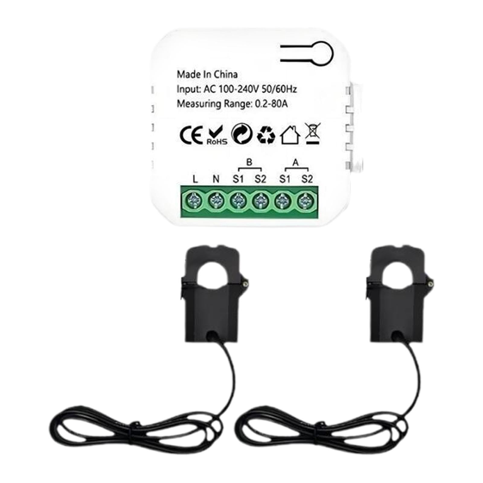 Club Bollywood® Smart Energy Meter Ammeter Current Converter for Office Rental House Hotel 2 Channels| | Other ||1 Smart Energy Meter