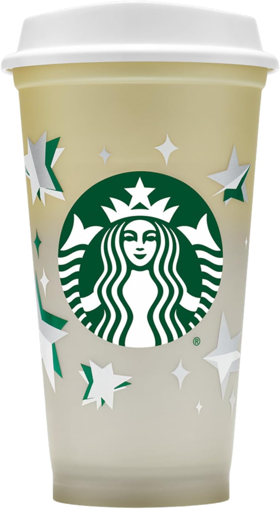 Reusable Colour Changing Cup | Limited Edition Festive Gold Grande Medium Cup/Mug/Tumbler 473ml/16 oz, 011147270