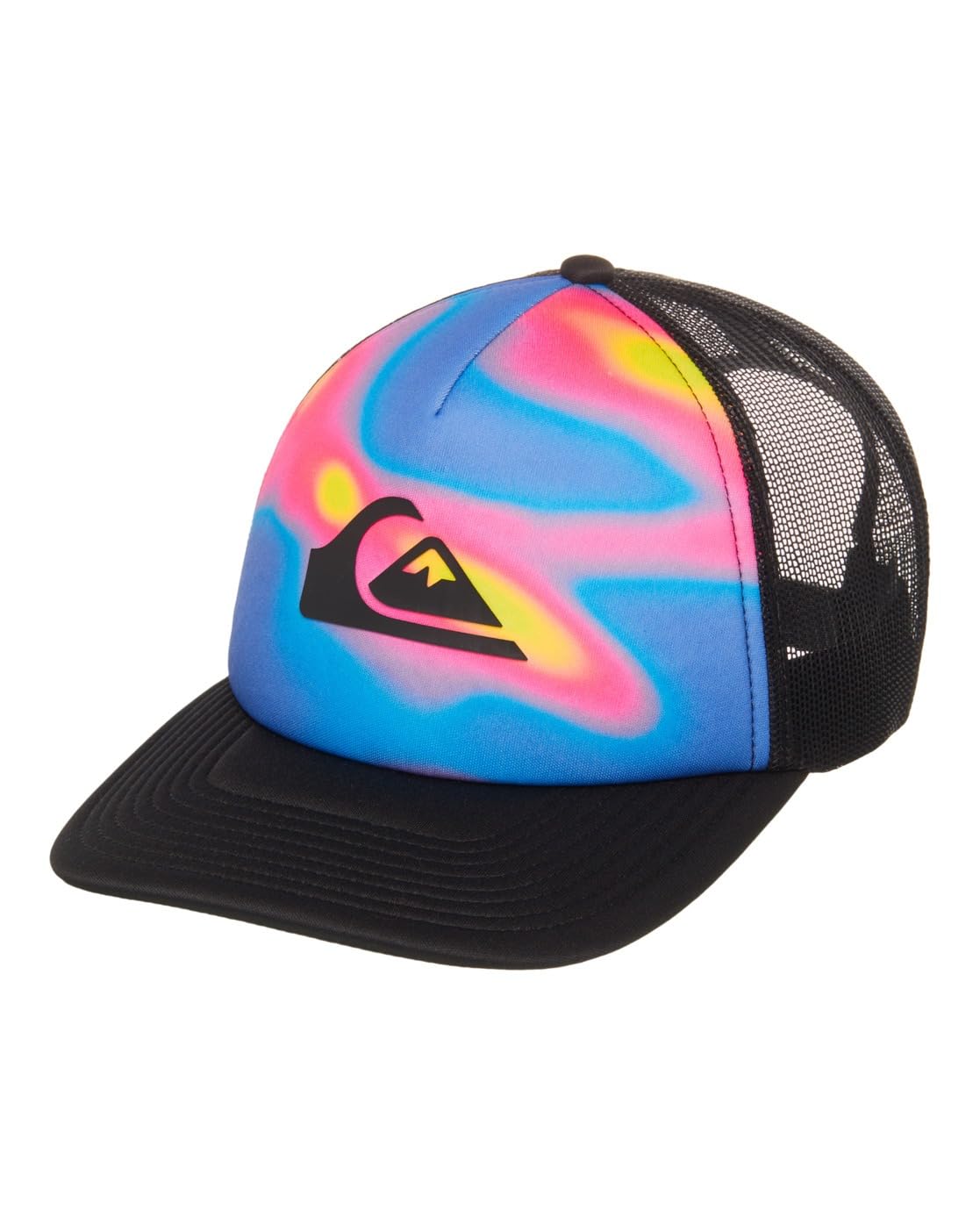 Quiksilver Classic Foam M&W Trucker Hat - Monaco Blue Holmes - Mens - Polyester