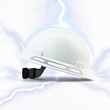 Full-Brim Hard Hat Electrician Helmet - Class E, G & C, ANSI Z89.1 Approved OSHA Construction Safety Helmet, Non-Slotted Cap, cascos de construccion