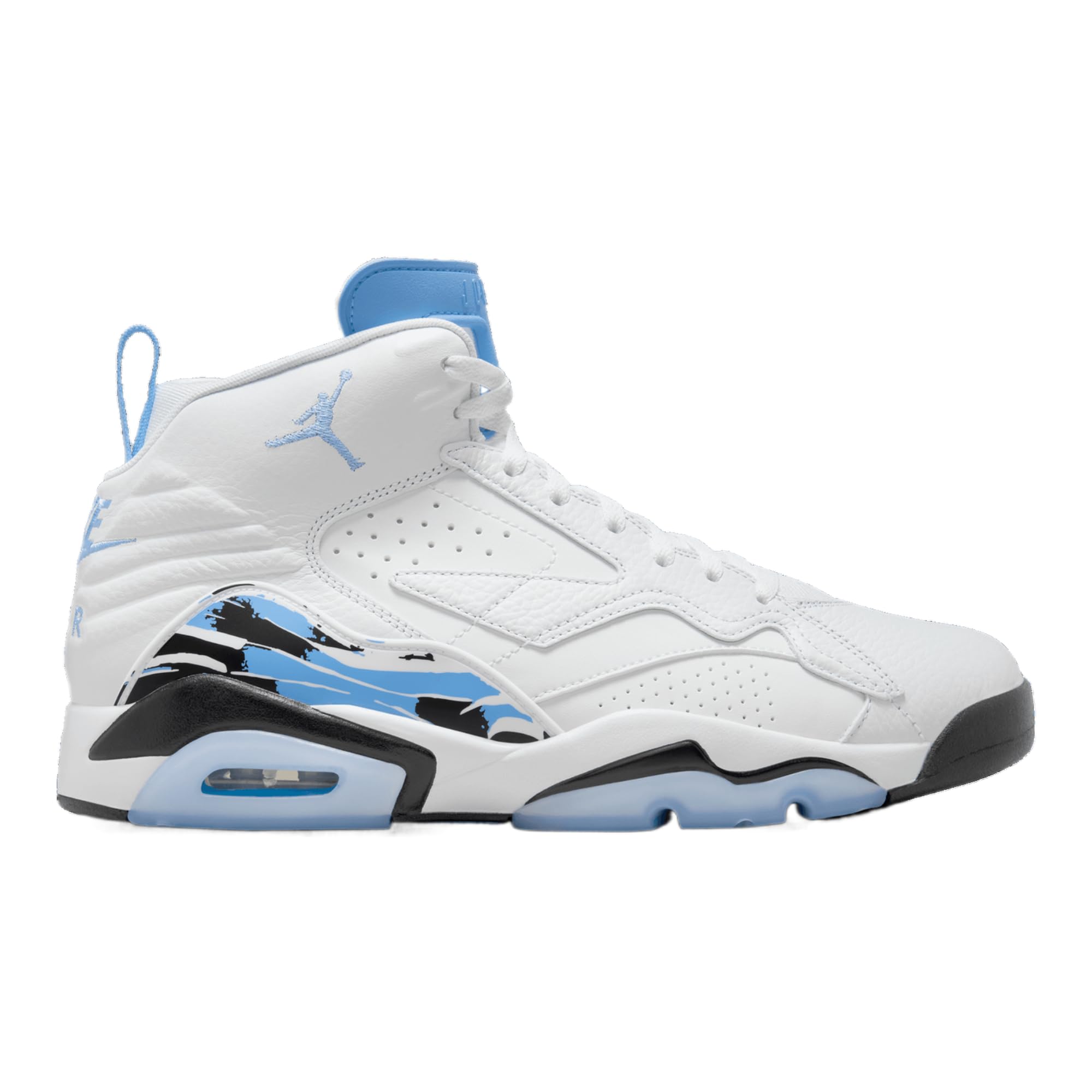 Jordan MVP - Men's (DZ4475-140, White/Carolina/Black) Size 13