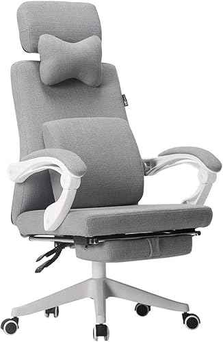 Mordern - Silla de escritorio, cómoda silla giratoria de tela para oficina en casa con brazos y altura ajustable, adecuada para trabajar en