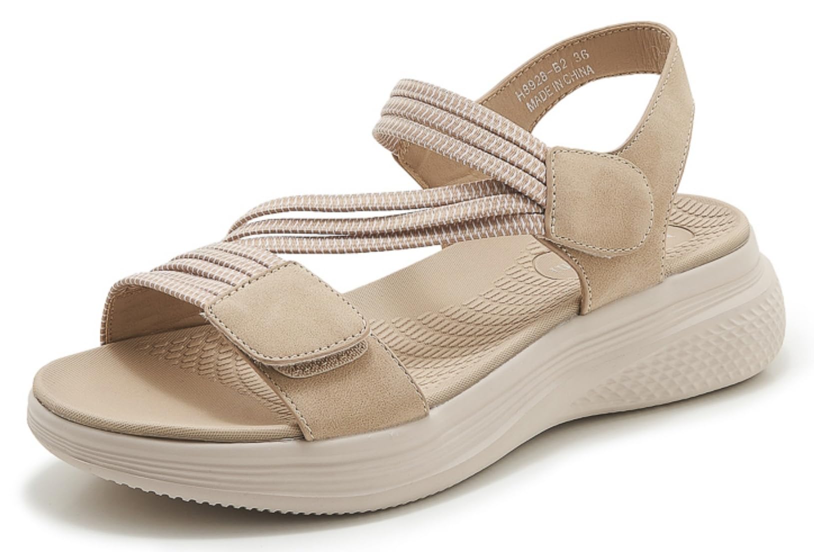 SMajong Sandali Sportivi da Donna Sandalo con Supporto Arco Plantare Comode e Regolabili Piatto Sandali Scarpe Estivi da Trekking da Spiaggia