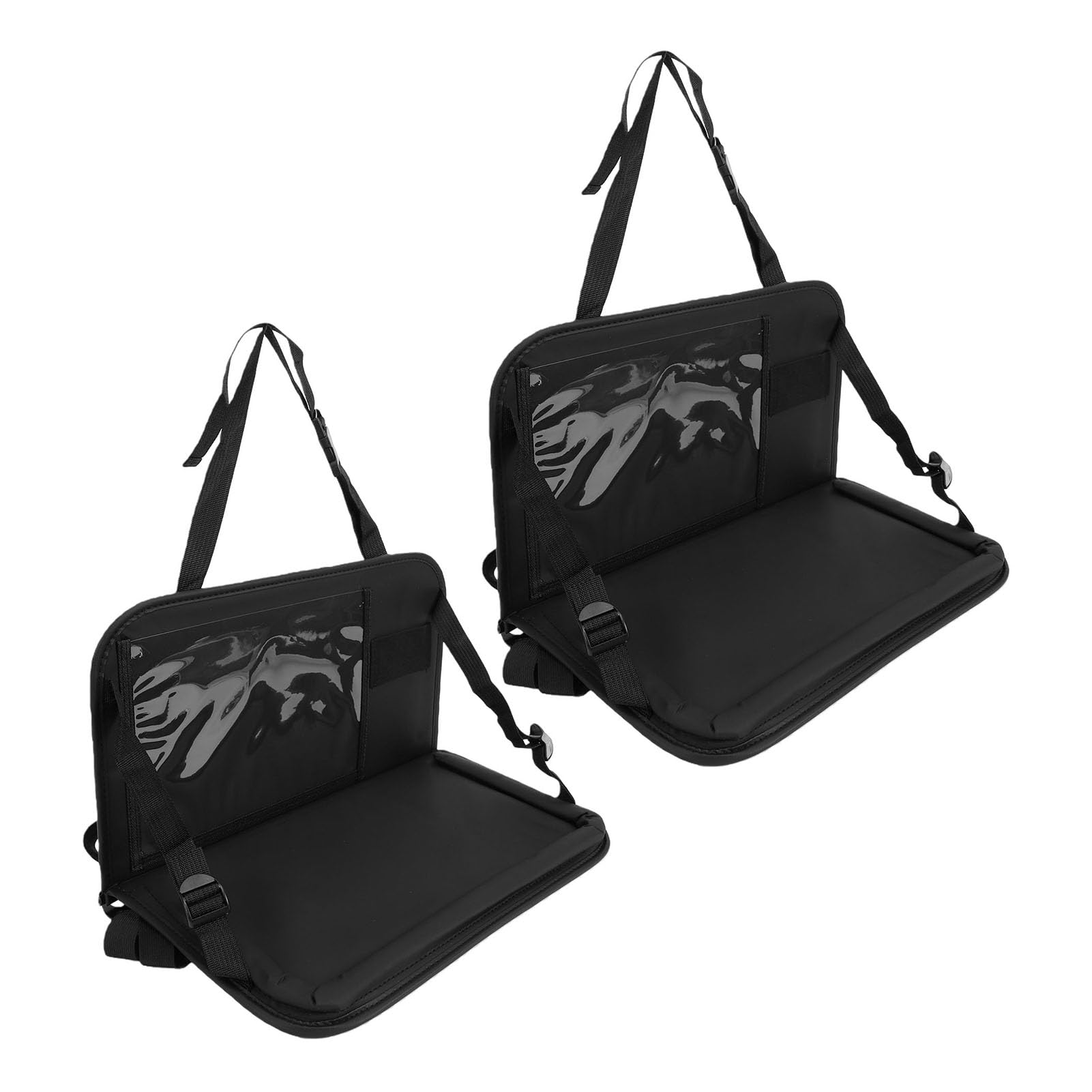 Organizador para Asiento Trasero de Coche, Bandeja Plegable de Pu,