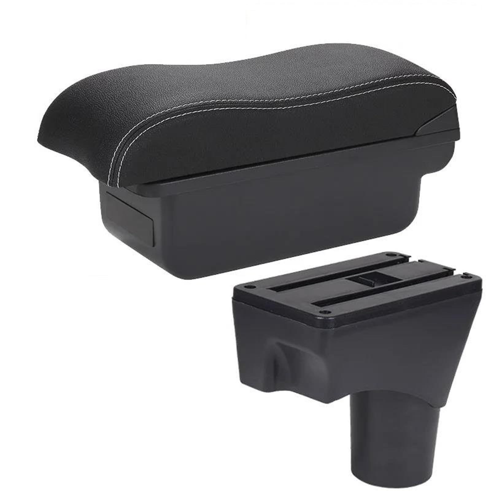 Hjkdsz Type C For Nissan For Sunny For March For Micra K13 2010-2022 Car Centre Console Armrest Storage Compartment Accessories(Type C)