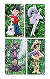 Generic Coco Ornament Set with Miguel, Ernesto Dante and Friends (3-Piece, Vinyl, Day of the Dead, Christmas)