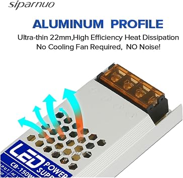 安定化電源 照明変圧器、ledドライバー電源、dc 12v 24v超薄型60w 100w 150w変圧器アダプター、ws2815 Ledストリップ用60w,12v