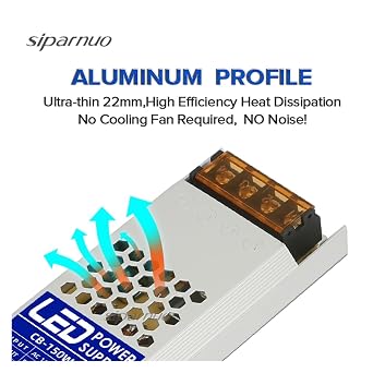 照明変圧器、ledドライバー電源、dc 12v 24v超薄型60w 100w 150w変圧器アダプター、ws2815 Ledストリップ用60w,12v