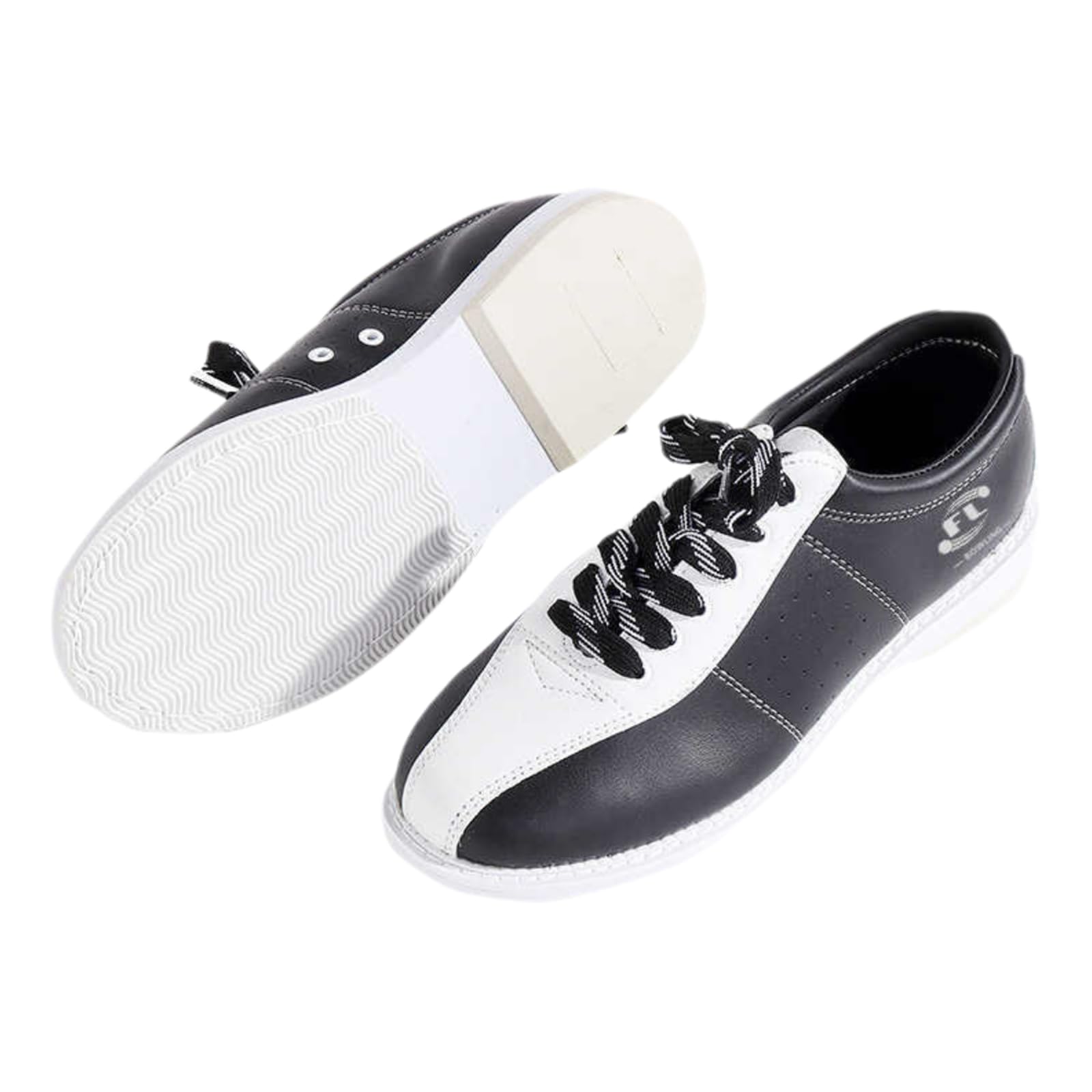 Chaussures De Bowling,Cuir Chaussures De Bowling,Chaussures D'EntraîNement De Bowling,Respirantes AntidéRapantes,Amortissement RéSistant à l'usure,pour Femmes Hommes Et Enfants