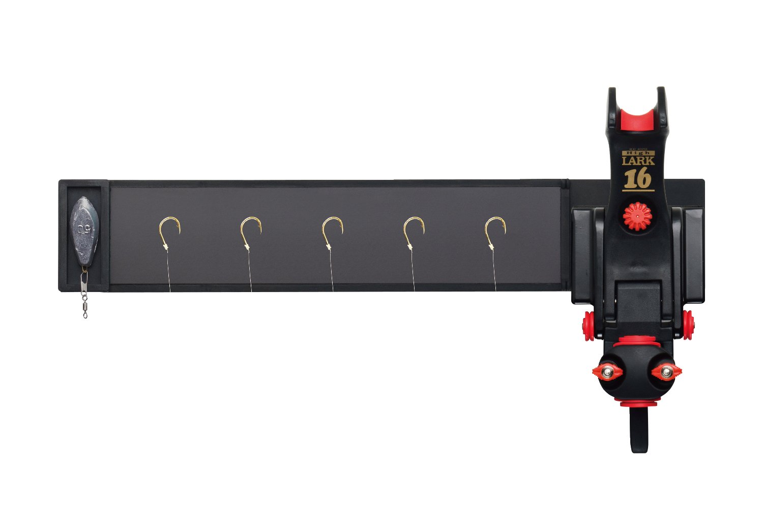 Daiichi Seiko 04125 04125 Rod Holder, Rubber Magnet, for Lark Use, Black, 3.7 x 18.9 inches (95 x 480 mm)