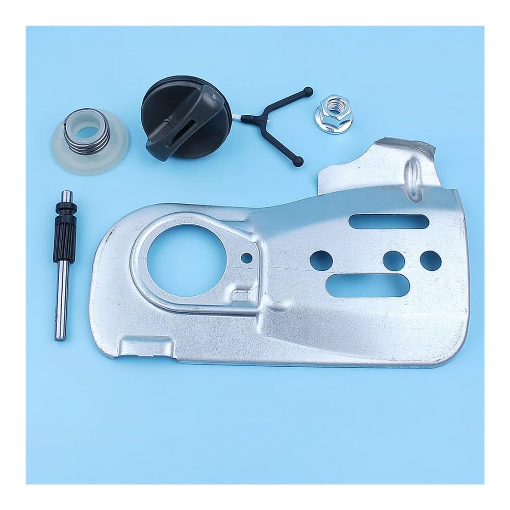 Oil Pump Guide Inner Bar Plate Cap Worm Gear Kit for Husqvar 445 450 445E 450E Chainsaw Replacement Part