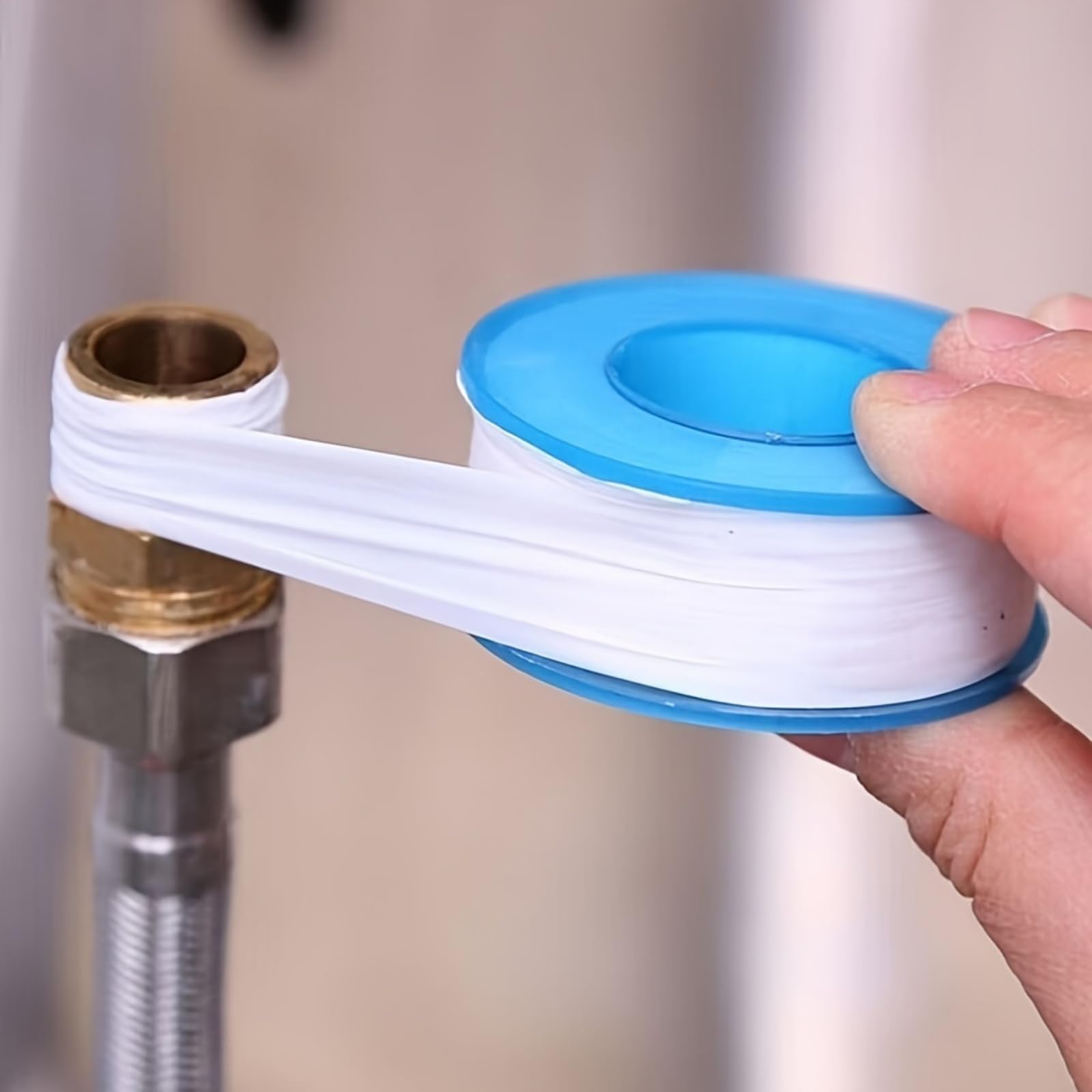 10 rollos de cinta selladora de conductos de teflón para cabezal de ducha, cintas de rosca de fontanería, sellado de tuberías de agua, sello de rosca PTFE, accesorios de fontaneros
