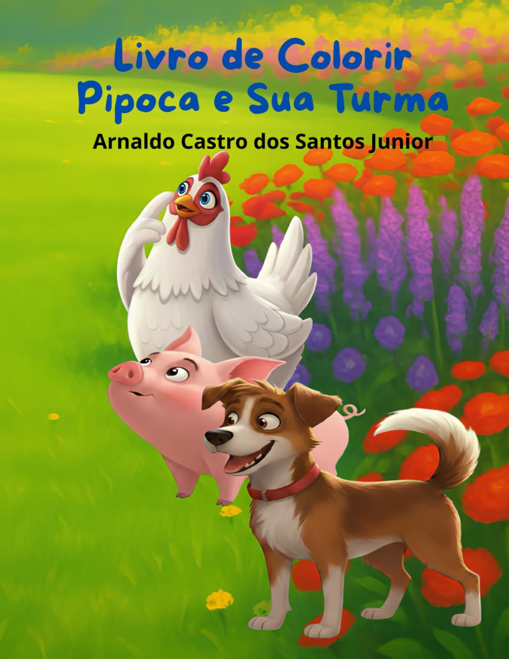 Pipoca e Sua Turma: Livro de Colorir
