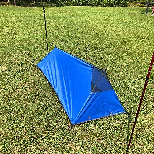 Andoer Barraca de mochila para acampamento ao ar livre com saco de dormir Barraca leve para uma pess