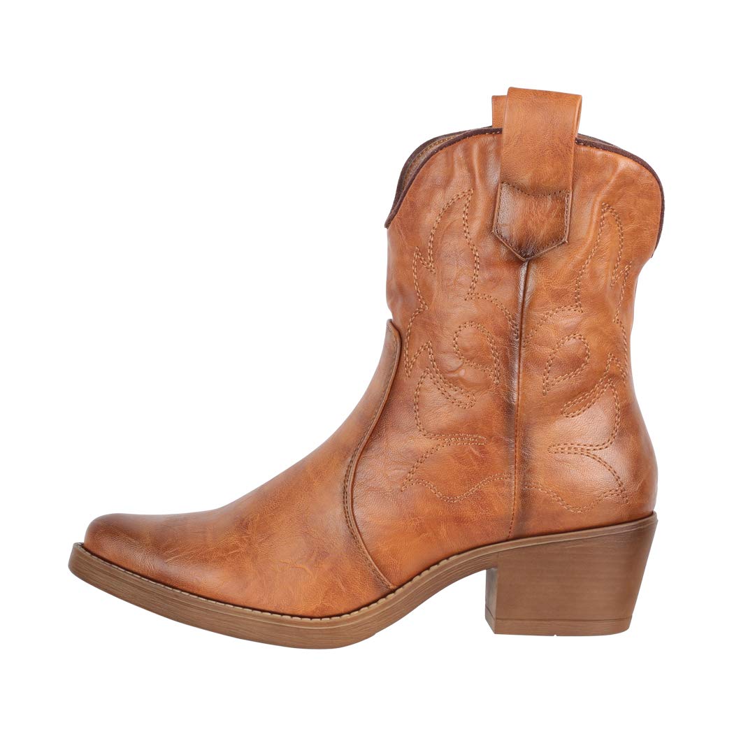 Elara Bottes Femme Bottines de Cowboy Chunkyrayan