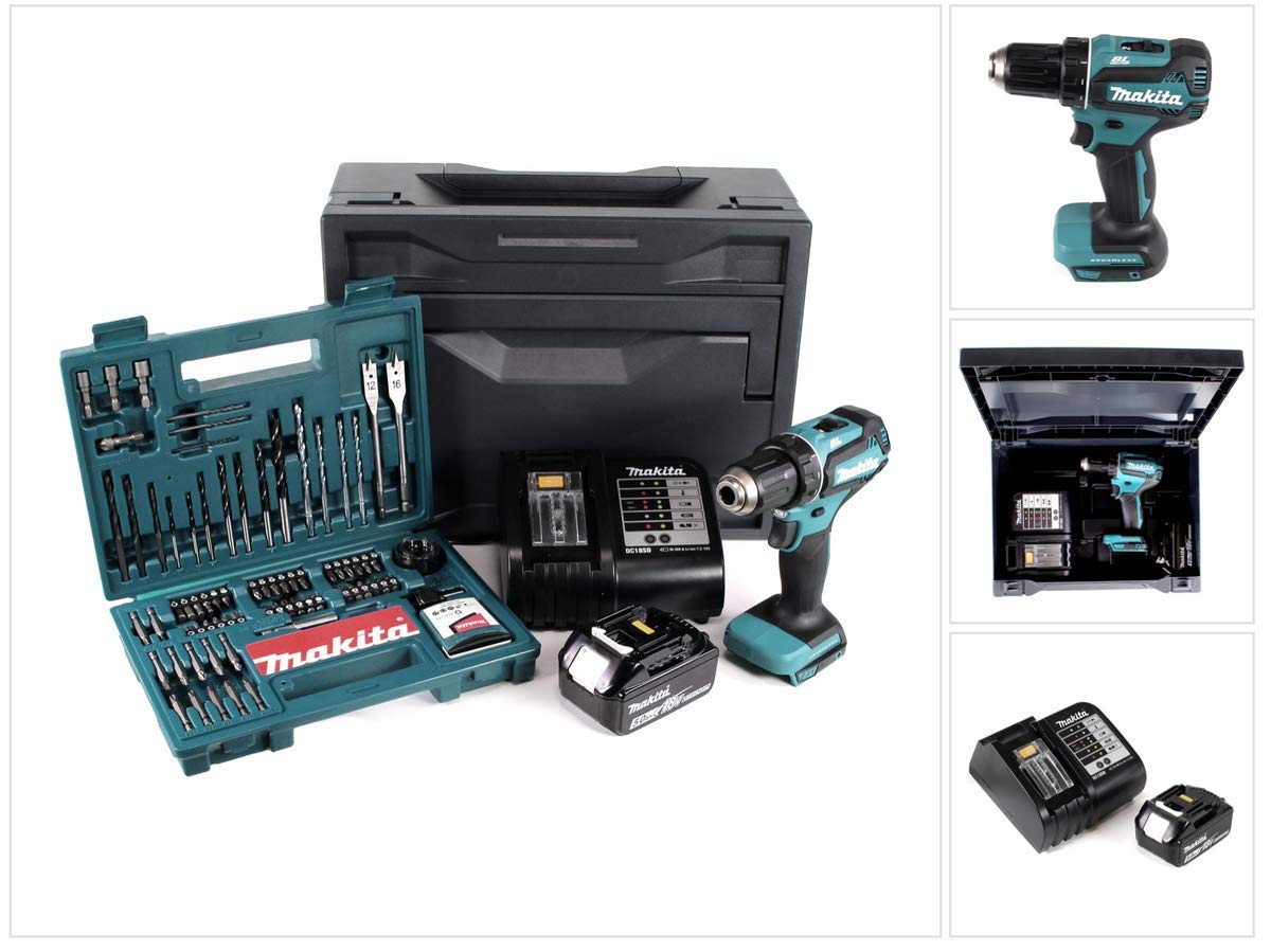 Makita DDF 485 STX - Taladro atornillador inalámbrico (18 V ...