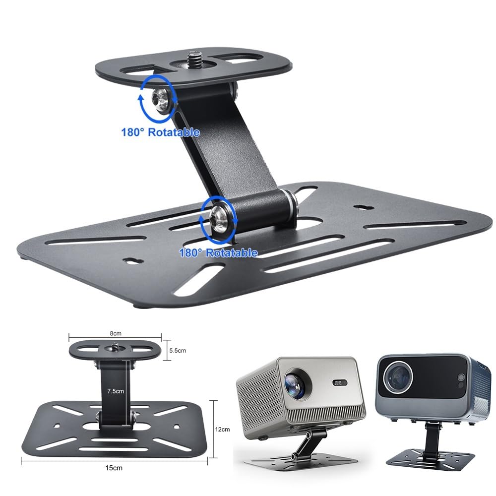 Réglable Support de projecteur Bureau Support Table Mobile projecteurs Universel réglable Amovible Studio Maison Gain de Place