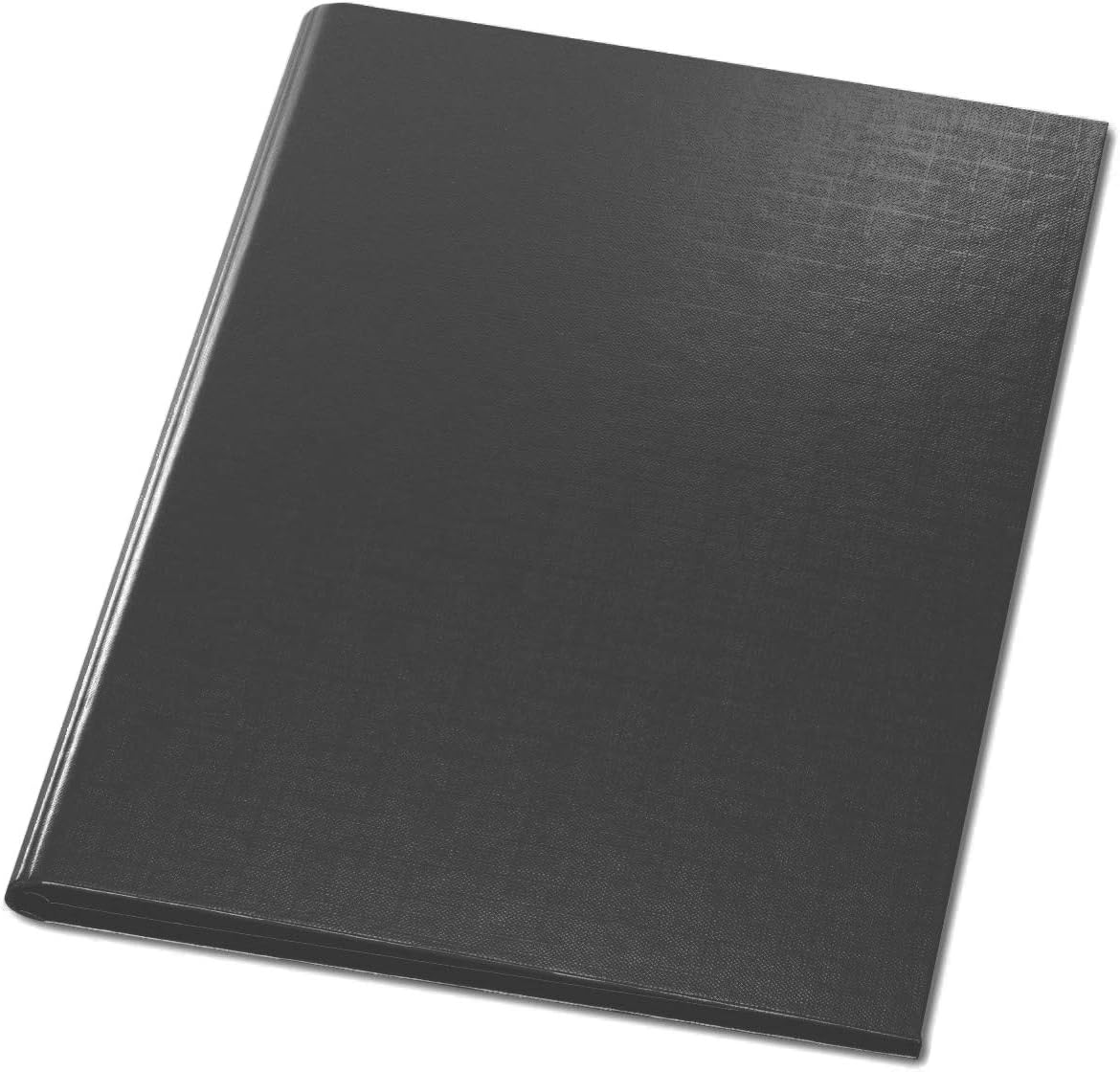 Original Falken Premium clipboard Folder. Made in Germany. with Sturdy Cardboard core and Plastic Cover Outside and Inside for DIN A4 with Pocket in Front Cover with Pen Holder Black.