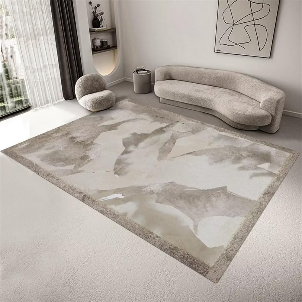 Tapis de table basse de bureau en flanelle haut de gamme au design moderne