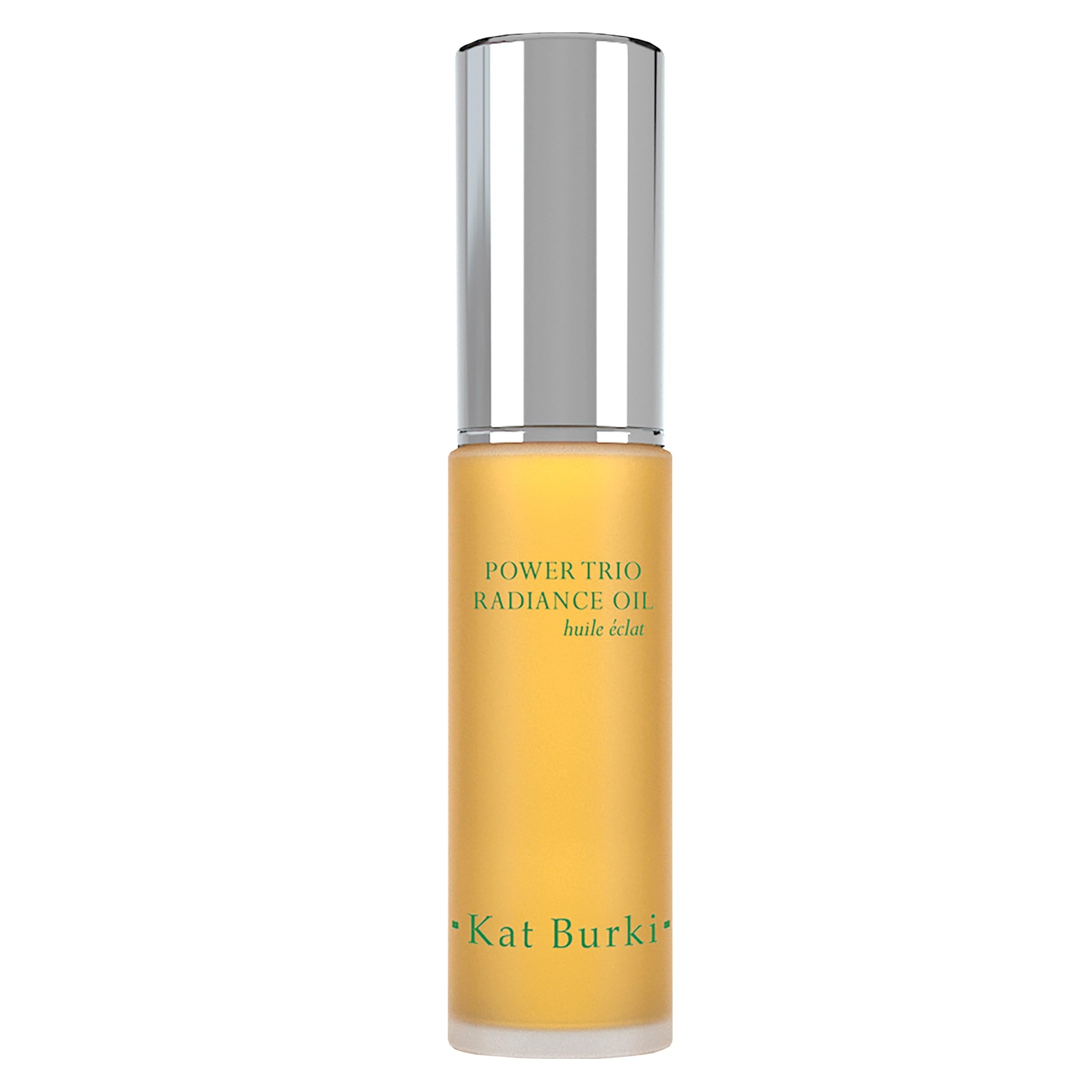 Kat Burki Power Trio Radiance Oil with Kukui Nut, Raspberry Seed, and Tamanu Oils, Hydrating and Radiance-Boosting Face Oil for All Skin Types, 1 Fl Oz