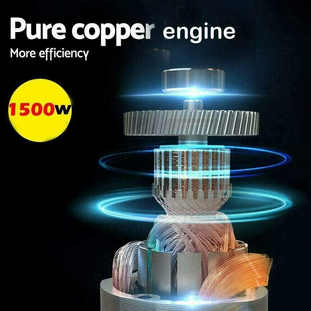 Martillo perforador, Taladro de percusión SDS giratorio sin escobillas, Demolición de rompebaldosas de hormigón robusto, Nuevo martillo de demolición eléctrica 1500W Kit