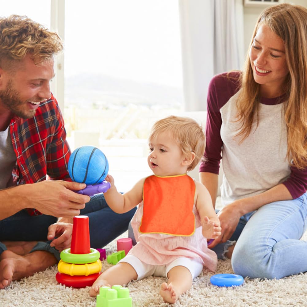Bavoirs Imperméables pour Bébé en Forme de U, Ajustable, Tissu Lavable, Éponge