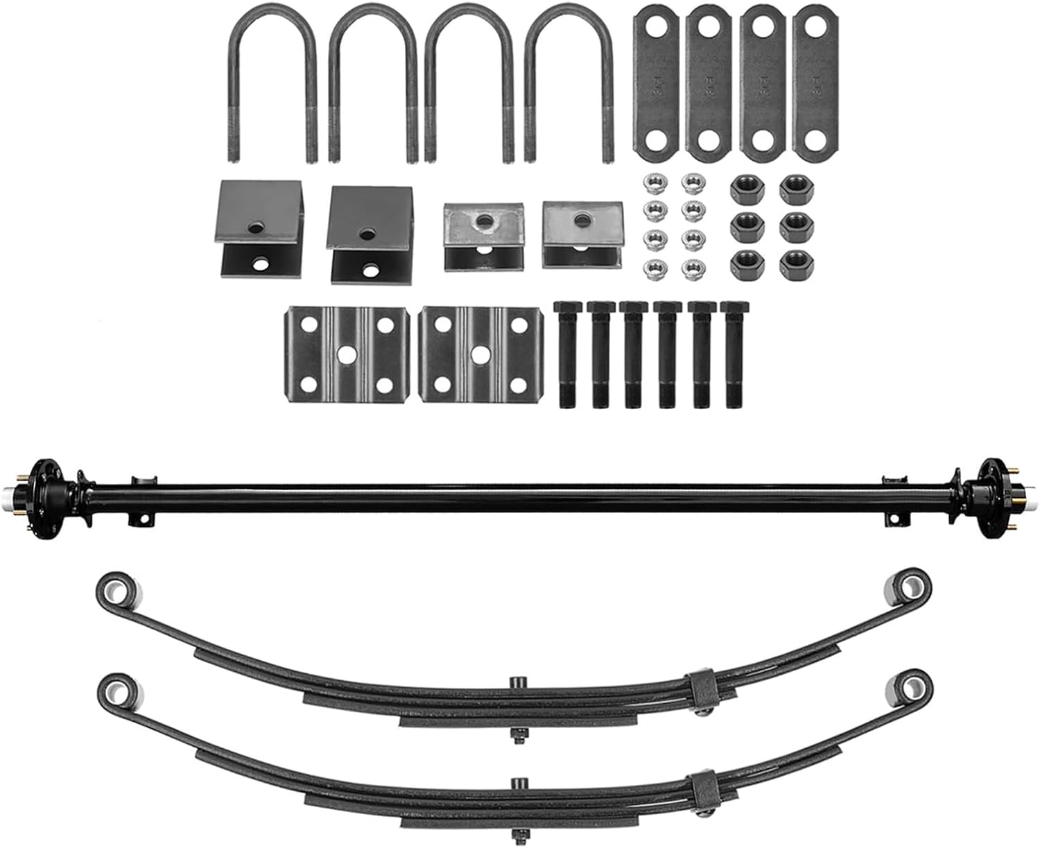 LIBRA 3500lb Single Trailer Axle Suspension Kit 1750lb Leaf Springs & Ubolt Kit In | Whizz Universal Joints & Parts - Foto 10
