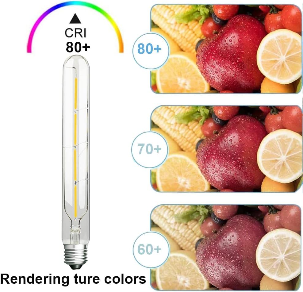 ZFQ T30 4W Vintage Retro LED Filament Bulbs Not Dimmable, 225mm Tubular E27 Edison Screw, Energy Saving Light Bulb - Image 4