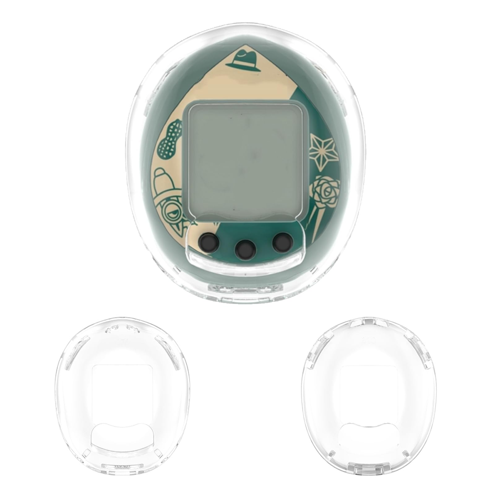 Transparent Protective Case Cover for Tamagotchi Nano,Protective Cover Sleeve Protector Game Console for Tamagotchi Nano Accessories (Transparent)