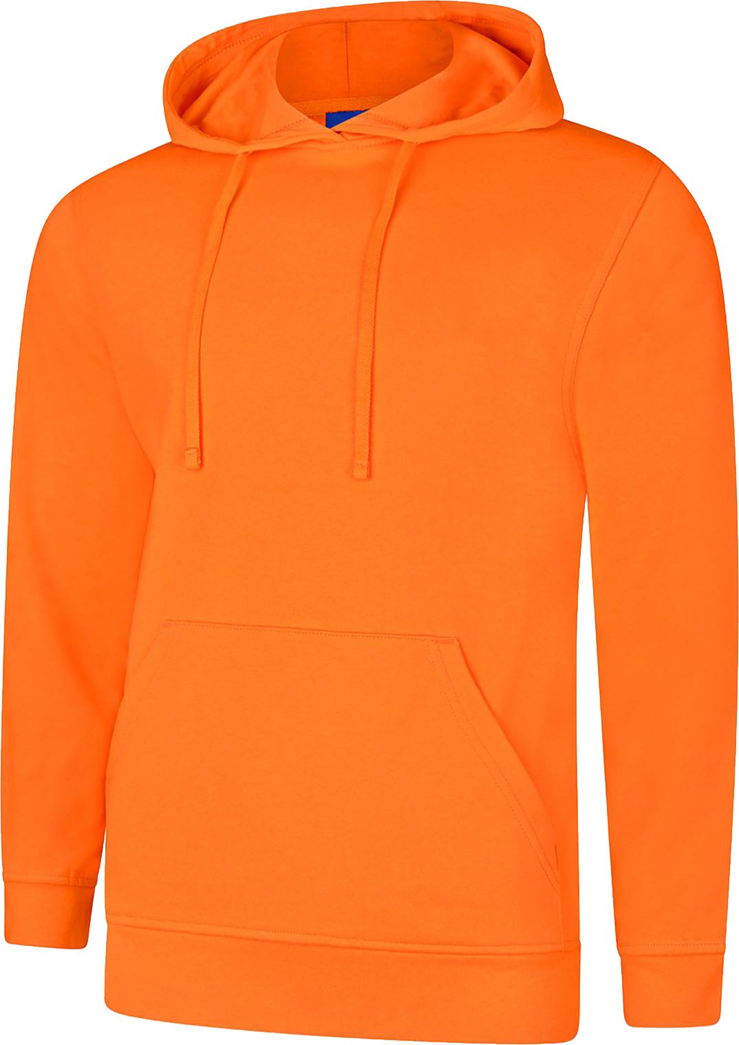 Uneek Uc509 Deluxe Hooded Sweatshirt Orange L