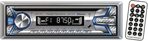 POWER ACOUSTIK MCD-51B - Receptor de CDMP3, AMFM de grado marino con SD, USB y Bluetooth disponible en Yaxa Colombia