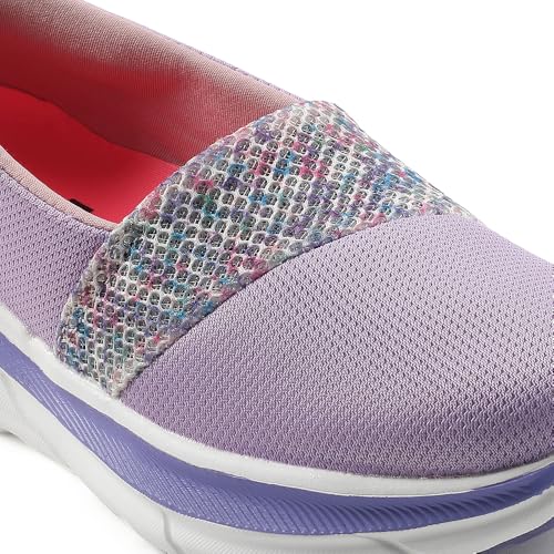 Image of Liberty Leap7x CANBERRA1E Sports Non Lacing Walking Shoes for Women with EVA Sole | Suitable for Jogging Gym | Memory Foam Insole | Comfortable Footbed | Lightweight and Shock Absorption