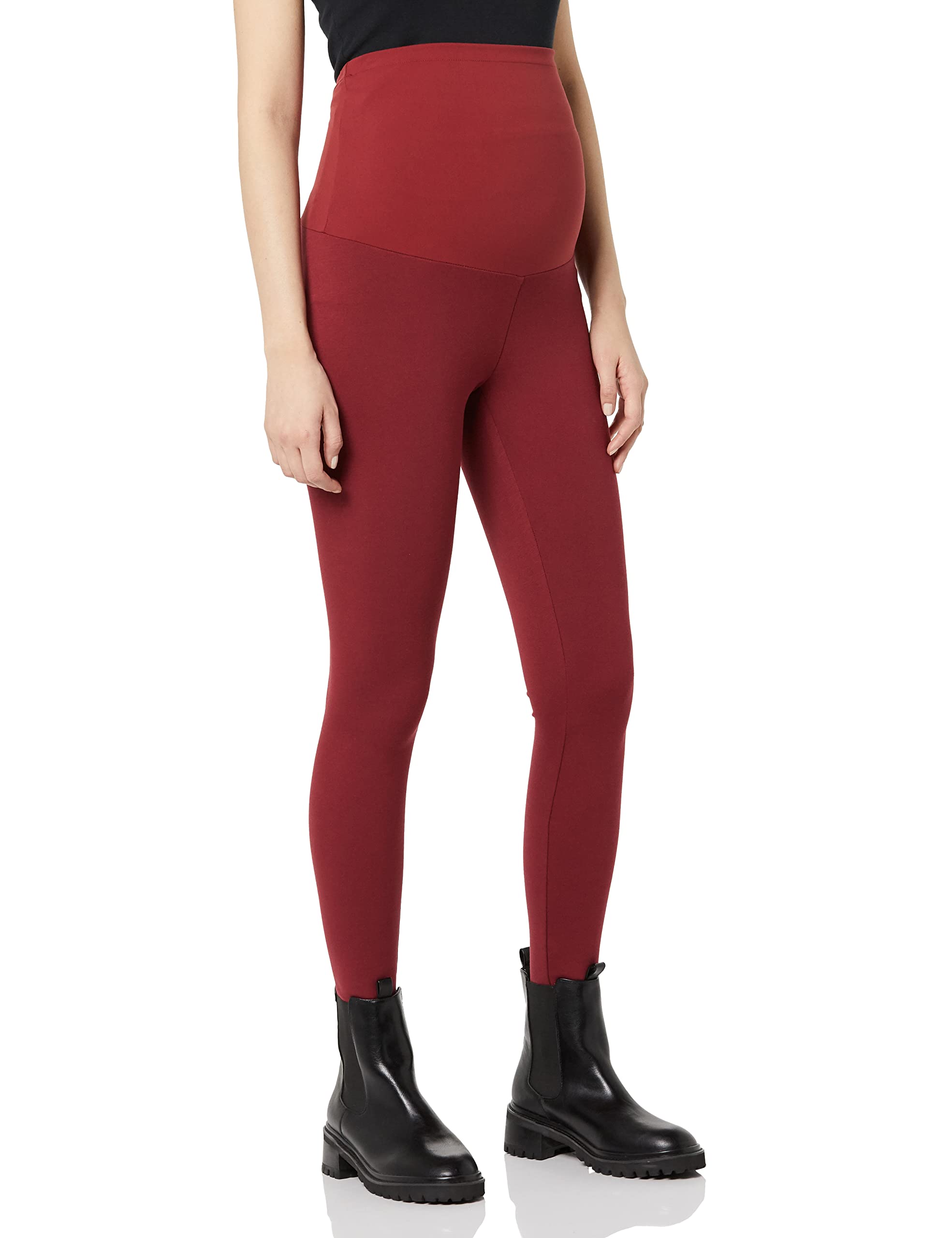 Photo 1 of Amazon Essentials Women's Maternity Ponte Pant Medium Burgundy