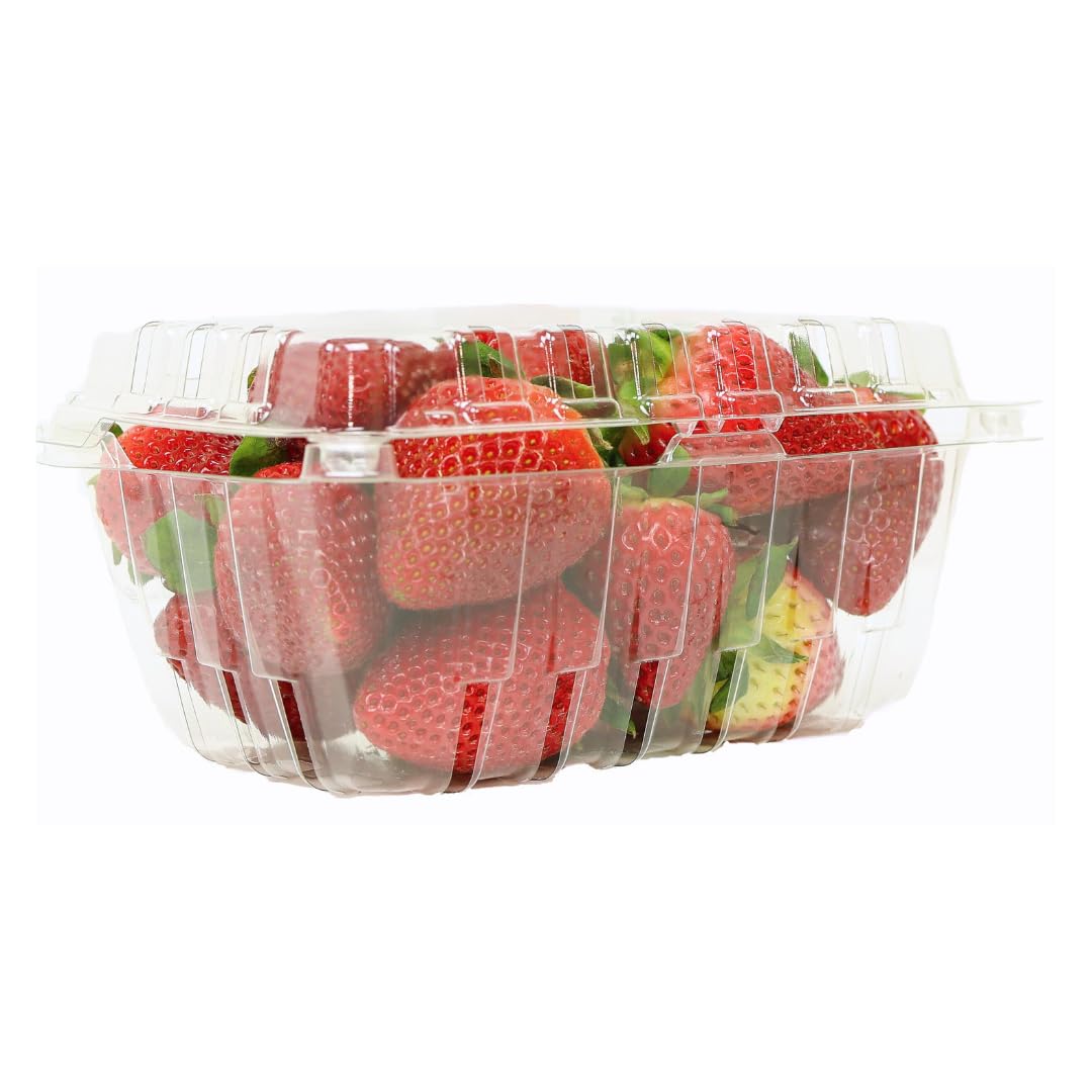 55 pezzi – 0,5 kg dimensioni fragole/bacche cestino contenitore per frigorifero bacche stoccaggio